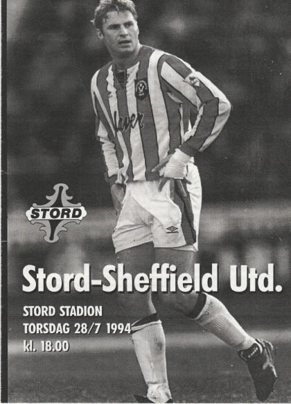 Stord v Sheffield United  28-Jul-1994