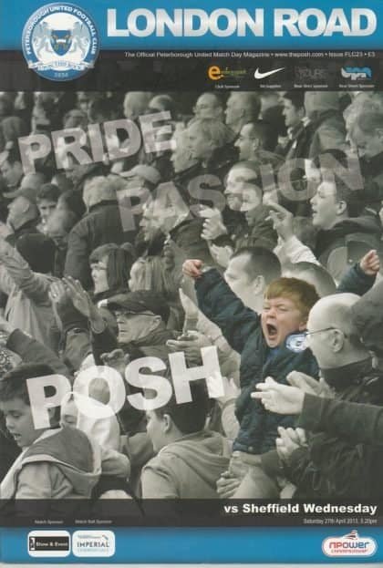 Peterborough United v Sheffield Wednesday 27-Apr-2013