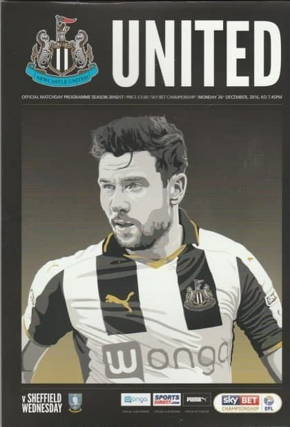 Newcastle United v Sheffield Wednesday  26-Dec-2016