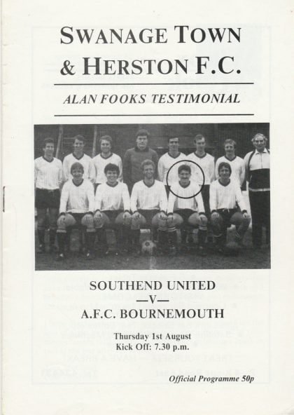 Southend United v AFC Bournemouth  01-Aug-1991