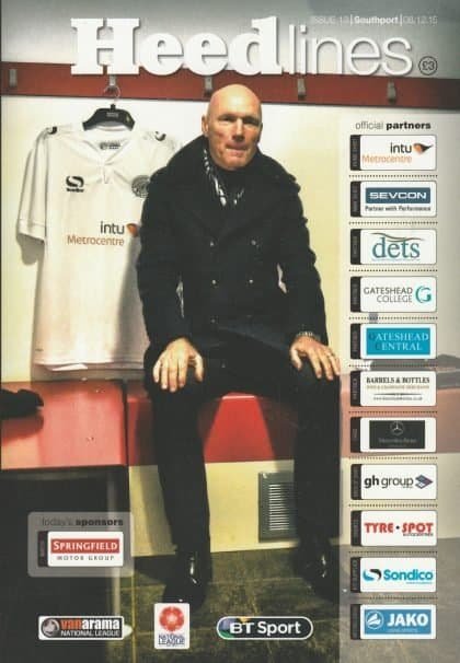 Gateshead v Southport  08-Dec-2015