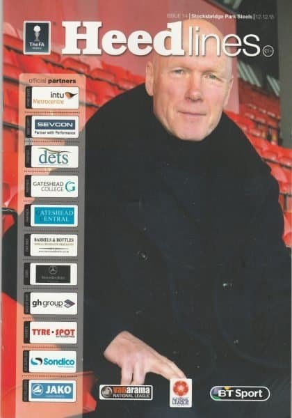 Gateshead v Stocksbridge Park Steels 12-Dec-2015