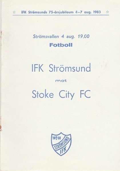 IFK Strömsund v Stoke City 04-Aug-1983