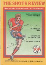 Aldershot v Swansea City  09-Oct-1988
