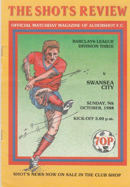 Aldershot v Swansea City  09-Oct-1988