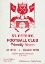 St Peter's Jersey v Swindon Town 10-Oct-1993