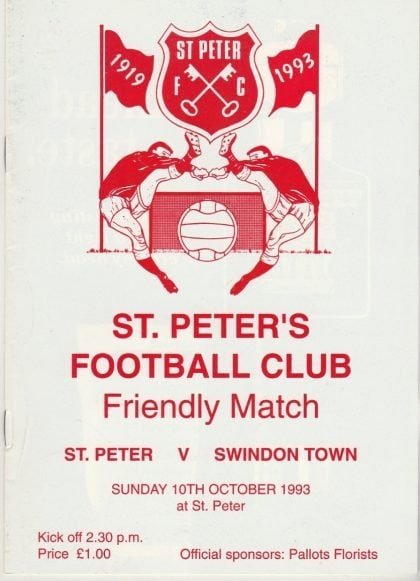 St Peter's Jersey v Swindon Town 10-Oct-1993