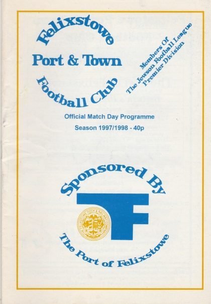 Felixstowe Town v Tiptree United 18-Feb-1998