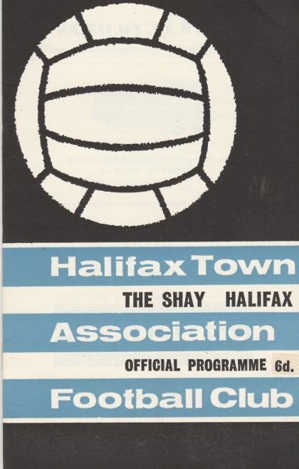 Halifax Town v Torquay United 16-Oct-1965
