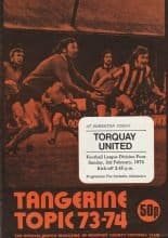 Newport County v Torquay United 03-Feb-1974