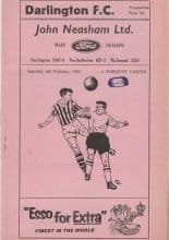 Darlington v Torquay United 06-Feb-1960