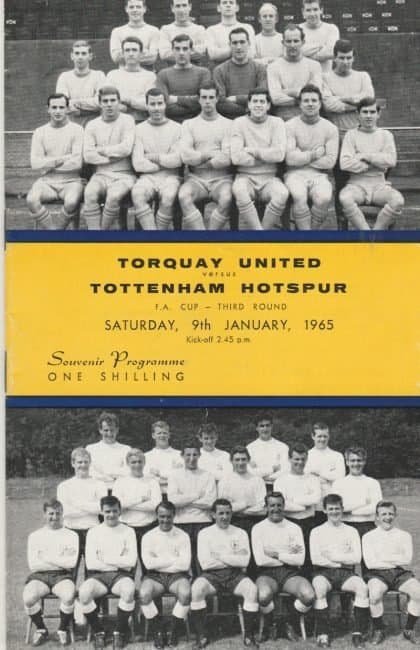 Torquay United v Tottenham Hotspur  09-Jan-1965
