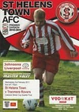 St Helens Town v Tranmere Rovers   02-Feb-2011
