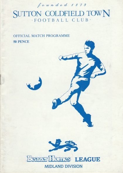 Sutton Coldfield Town v West Bromwich Albion 1992-93