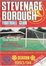 Stevenage Borough v West Ham United  23-Jul-1993