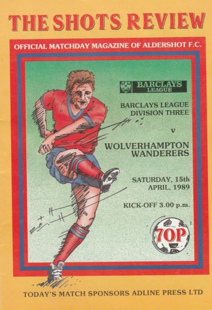 Aldershot v Wolverhampton Wanderers   15-Apr-1989