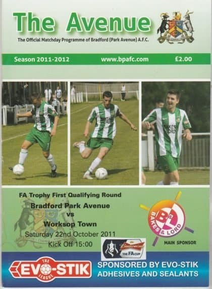 Bradford Park Avenue v Worksop Town  22-Oct-2011