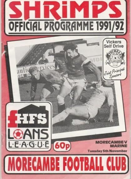 Morecambe v Marine 05-Nov-1991