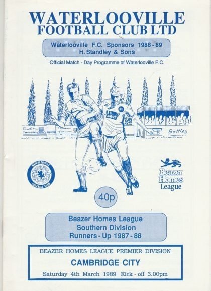 Waterlooville v Cambridge City  04-Mar-1989