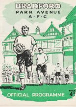 Bradford Park Avenue v Doncaster Rovers  29-Oct-1960