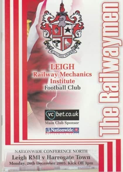 Leigh RMI v Harrogate Town  26-Dec-2005