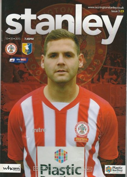 Accrington Stanley v Mansfield Town 18-Aug-2015