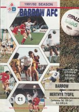 Barrow v Merthyr Tydfil   12-Oct-1991