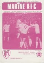 Marine v Middlewich Athletic  18-Dec-1976