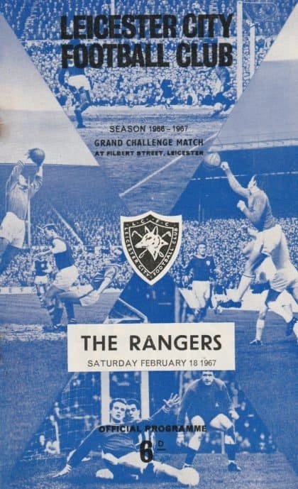 Leicester City v The Rangers  18-Feb-1967