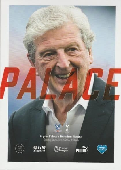 Crystal Palace v Tottenham Hotspur 26-Jul-2020