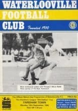 Waterlooville v Fareham Town  10-Sep-1984