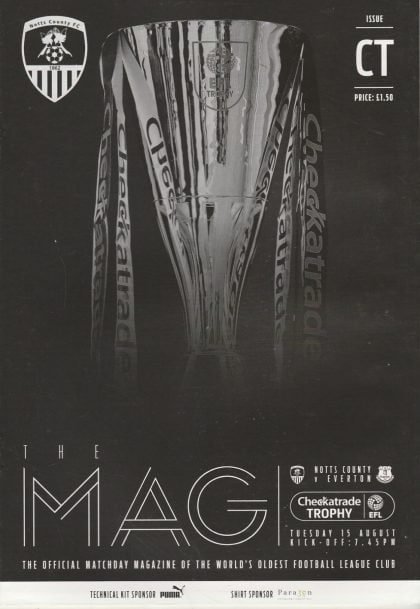 Notts County v Everton u21    15-Aug-2017