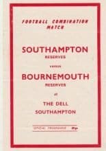 Southampton Reserves v Bournemouth & Boscombe Reserves 29-Aug-1972