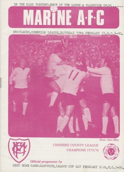 Marine v Droylsden  19-Feb-1977