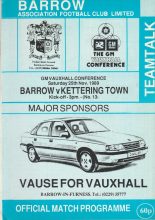 Barrow v Kettering Town  25-Nov-1989