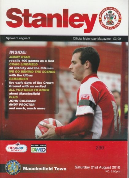 Accrington Stanley v Macclesfield Town  21-Aug-2010