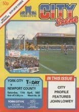 York City v Newport County  11-Apr-1987
