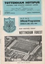 Tottenham Hotspur v Nottingham Forest 28-Dec-1964