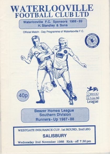 Waterlooville v Salisbury 02-Nov-1988
