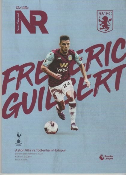 Aston Villa v Tottenham Hotspur 16-Feb-2020