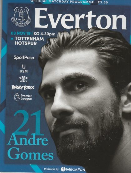 Everton v Tottenham Hotspur  03-Nov-2019