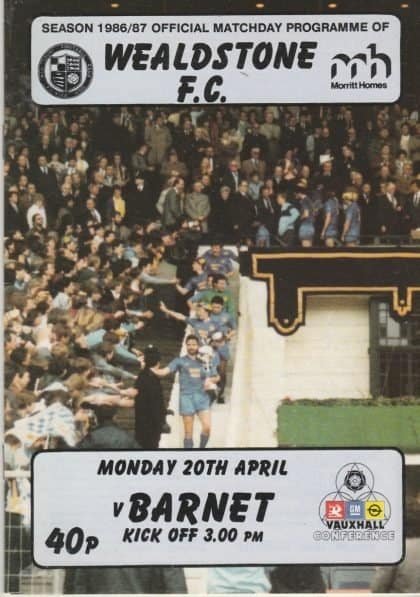 Wealdstone v Barnet 20-Apr-1987