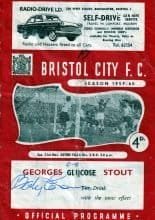 Bristol City v Aston Villa 21-Nov-1959