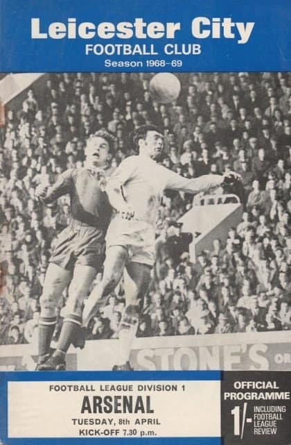 Leicester City v Arsenal 08-Apr-1969