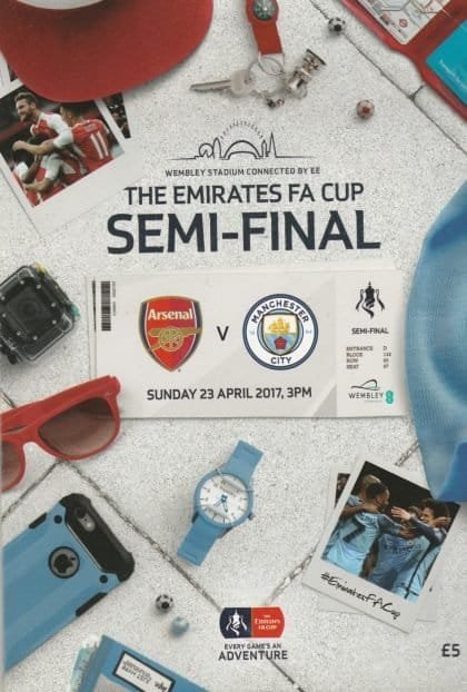 Arsenal v Manchester City 23-Apr-2017