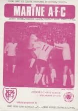 Marine v Ashton United  21-Apr-1977