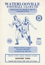 Waterlooville v Ashford Town (Kent)  25-Oct-1988