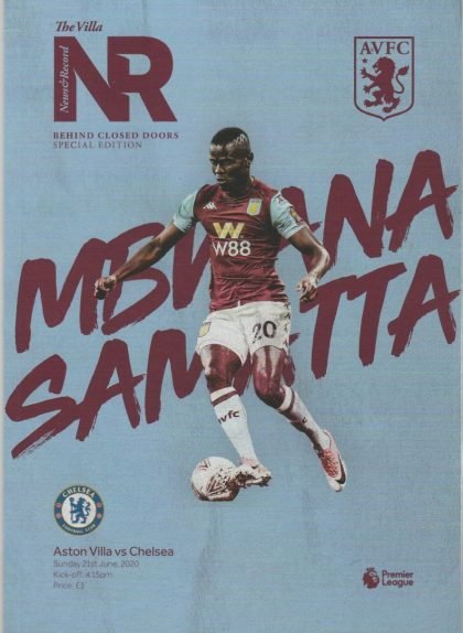 Aston Villa v Chelsea  21-Jun-2020