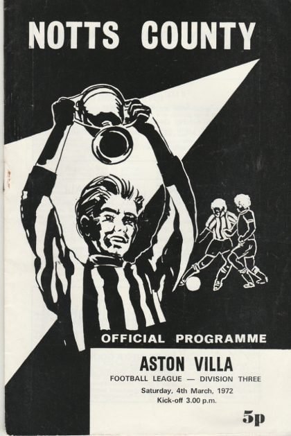Notts County v Aston Villa 04-Mar-1972