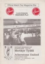 Merthyr Tydfil v Atherstone United  07-Feb-1989